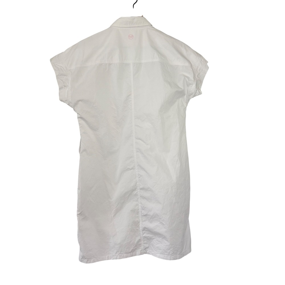 Renwick RNWK White Cotton Caddie Dress Short Size Medium - Picture 2 of 9